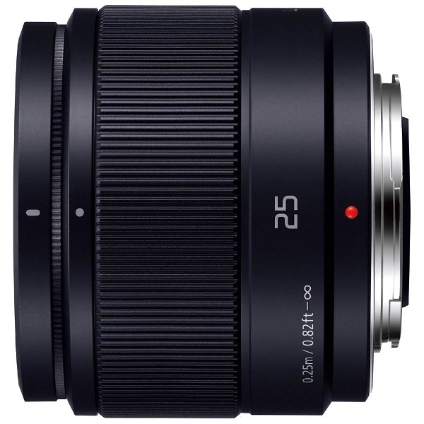 カメラレンズ LUMIX G 25mm/F1.7 ASPH. LUMIX（ルミックス） ブラック H-H025-K [マイクロフォーサーズ  /単焦点レンズ]