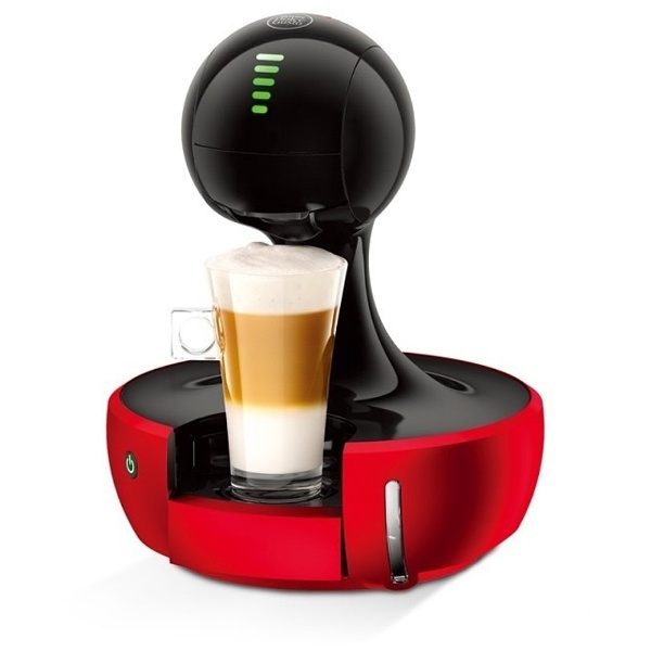 MD9774-RM カプセル式コーヒーメーカー ドルチェグストDROP（ドロップ） レッドメタル ネスレ日本｜Nestle 通販 