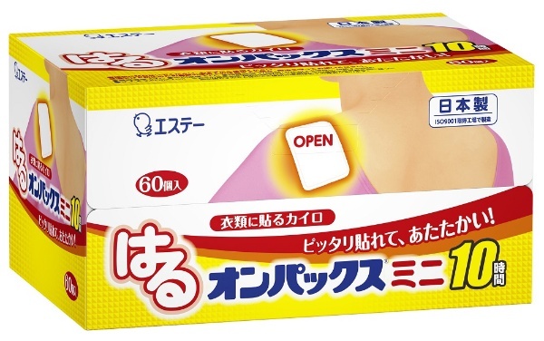 はるオンパックス ミニ60箱〔カイロ〕 エステー｜S.T 通販 | ビックカメラ.com