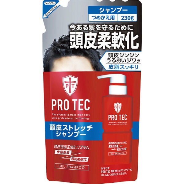 PRO TEC(专业技巧)头皮伸展洗发水(230g)替换装[洗发水]
