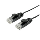 超级市场纤细ＬＡＮ电缆LBS602BK[2m/范畴6/纤细]