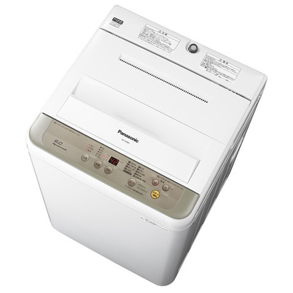 ビックカメラ.com - NA-F60B9-N 全自動洗濯機 シャンパン [洗濯6.0kg /乾燥機能無 /上開き] 【お届け地域限定商品】