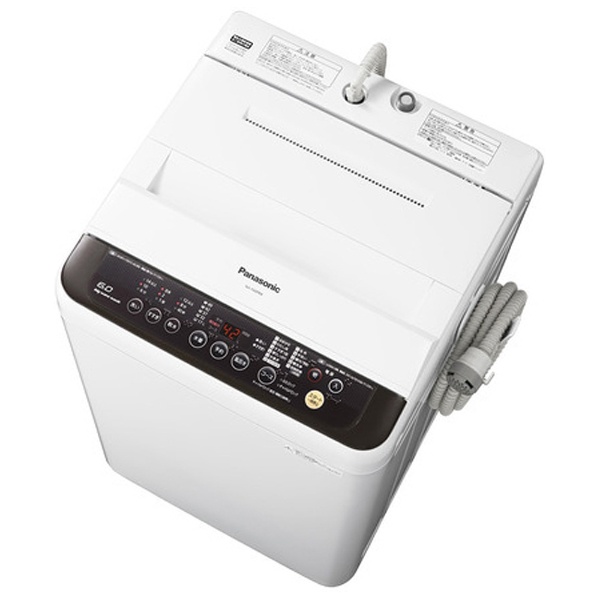 NA-F60PB9-T 全自動洗濯機 ブラウン [洗濯6.0kg /乾燥機能無 /上開き]