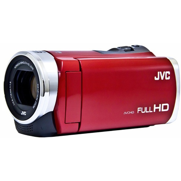 ビデオカメラ JVC GZ-E60 Everio レッド-