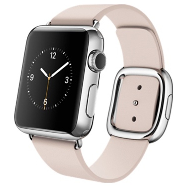 Apple Watch 38mm ステンレススチールケースとソフトピンクモダンバックル - S MJ362J/A アップル｜Apple 通販 |  ビックカメラ.com