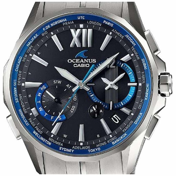 メンズ【ジャンク品】カシオ オシアナス 腕時計 OCW-S3400 OCEANUS