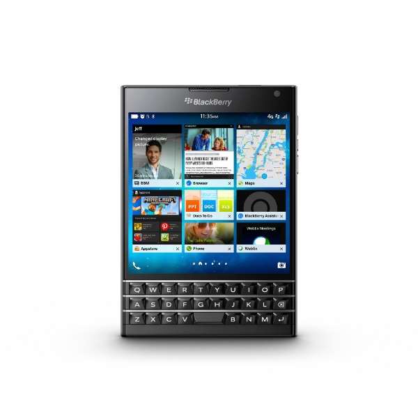 Passport BLACK ブラック 「PRD-59182-065」 BlackBerry 4.5型・メモリ/ストレージ： 3GB/32GB nanoSIMx1　ドコモ/ソフトバンクSIM対応 SIMフリースマートフォン_1
