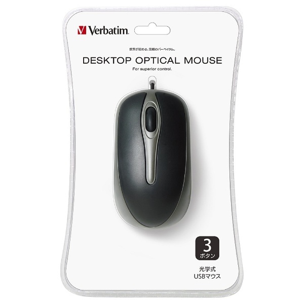 マウス ブラック MUSDOZV1 [光学式 /有線 /3ボタン /USB ]