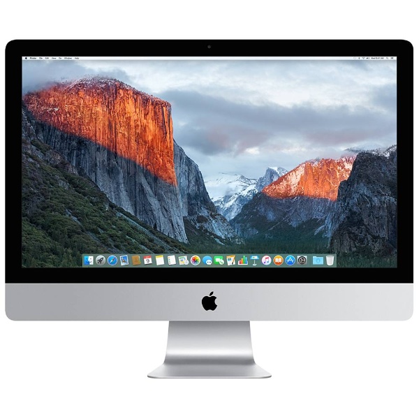 iMac 27インチ Retina 5Kディスプレイモデル[2015年/Fusion 2TB/メモリ 