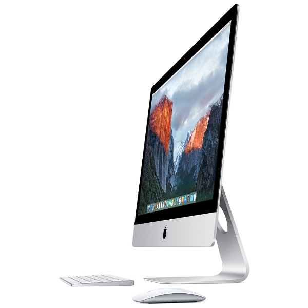 iMac 27インチ Retina 5Kディスプレイモデル[2015年/HDD 1TB/メモリ 