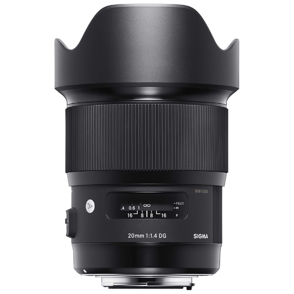 カメラレンズ 20mm F1.4 DG HSM Art ブラック [ニコンF /単焦点レンズ