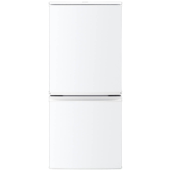 SJ-D14B-W 冷蔵庫 ホワイト系 [2ドア /右開き/左開き付け替えタイプ ...