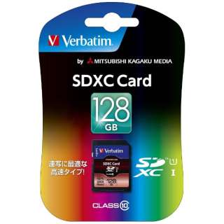 SDXCJ[h Verbatim(o[xC^j SDXC128GJVB2 [Class10 /128GB] yïׁAOsǂɂԕiEsz