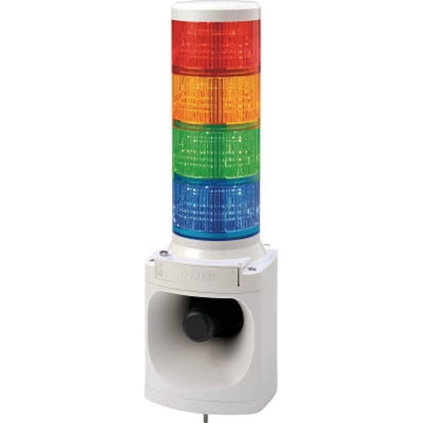 パトライト LED積層信号灯付き電子音報知器 LKEH110FAR - 3