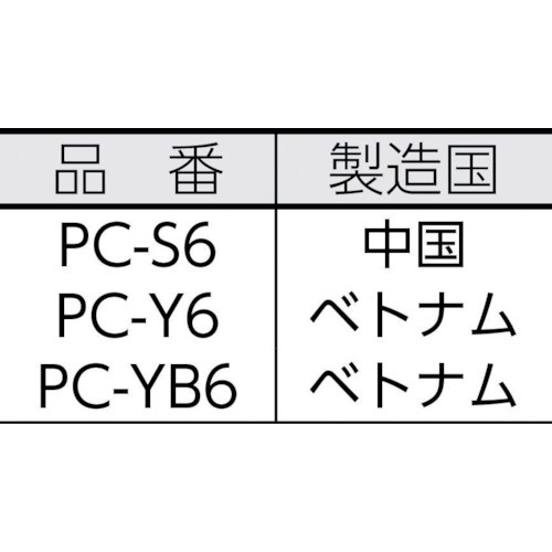 ミツギロン プラチェーン 黄 6mmX50m巻 PCY6 - 1