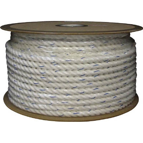 ユタカ ロープ 綿ロープドラム巻 12[ファイ]×100m ブラック PRC-61