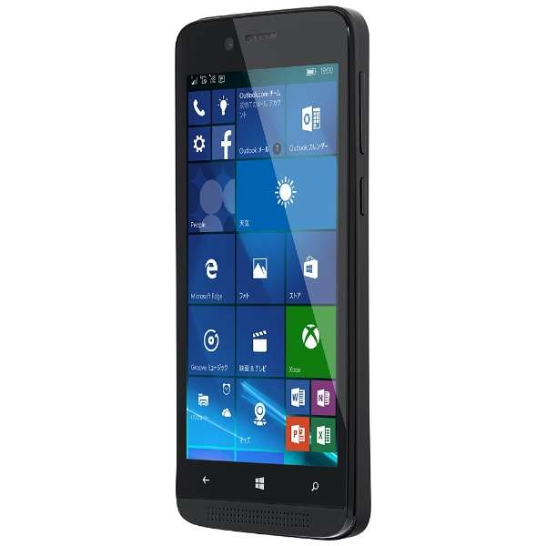 KATANA 01 ubNuFTJ152E-KATANA01-BKv Windows Phone 10 MobileE4.5^E/Xg[WF 1GB/8GB microSIMx2@SIMt[X}[gtH_3