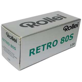 高清晰度supapankuromatikku黑白胶卷ROLLEI RETRO 80S 120