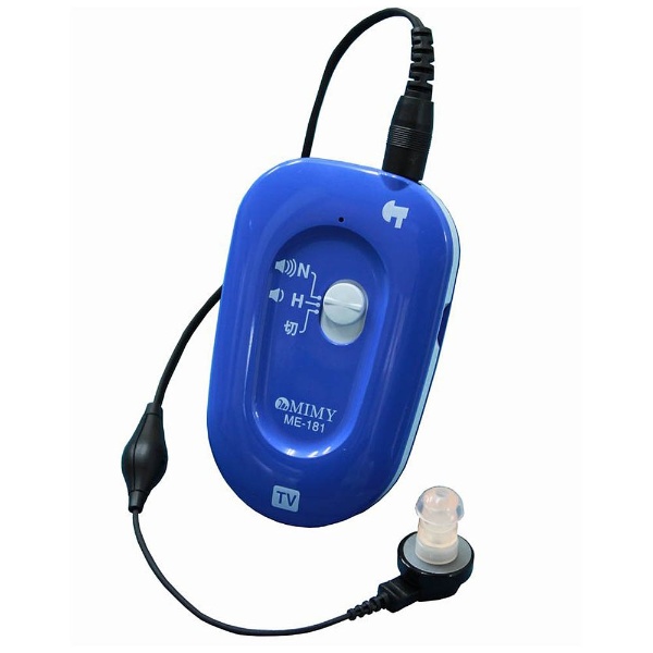 アナログ補聴器】やさしい補聴器 EHA-PA01 GY（ポケット型/グレー