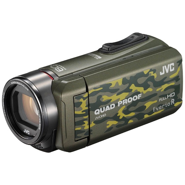 GZ-R400 ビデオカメラ EverioR（エブリオR） カモフラージュ [フルハイビジョン対応 /防水+防塵+耐衝撃]
