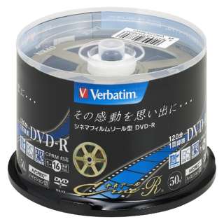 [50张供录像使用DVD-R Verbatim(babeitamu)VHR12JC50SV1的]