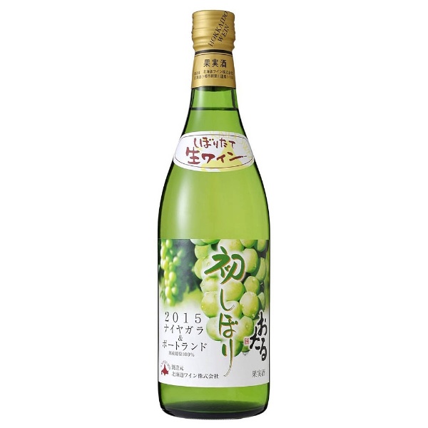 日本ワイン おたる醸造 ナイアガラ 日本産葡萄100% 白 やや甘口