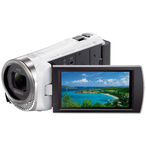 HDR-CX485 ビデオカメラ ホワイト [フルハイビジョン対応]