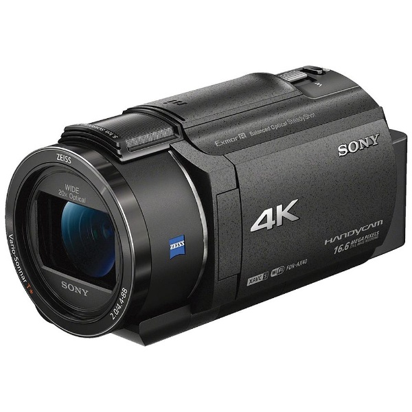 FDR-AX40 ビデオカメラ ブラック [4K対応]