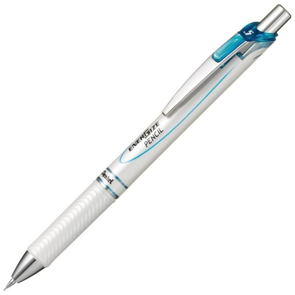 シャープペンシル 0.5ｍｍ エナージェルシャープペンシル パールホワイト スカイブルー PL75-SW ぺんてる｜Pentel 通販 |  ビックカメラ.com