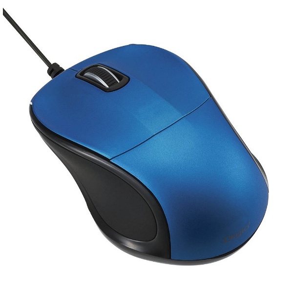 マウス Digio2 mini ブルー MUS-UKT110BL [BlueLED /有線 /3ボタン /USB]
