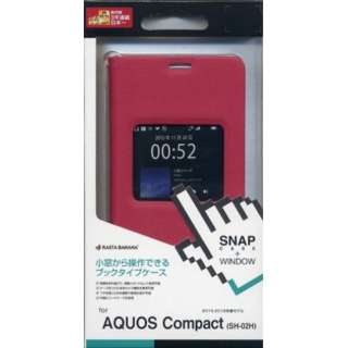Aquos Compact Sh 02h用 窓付手帳型ケース マゼンタ 15sh02h ラスタバナナ Rastabanana 通販 ビックカメラ Com