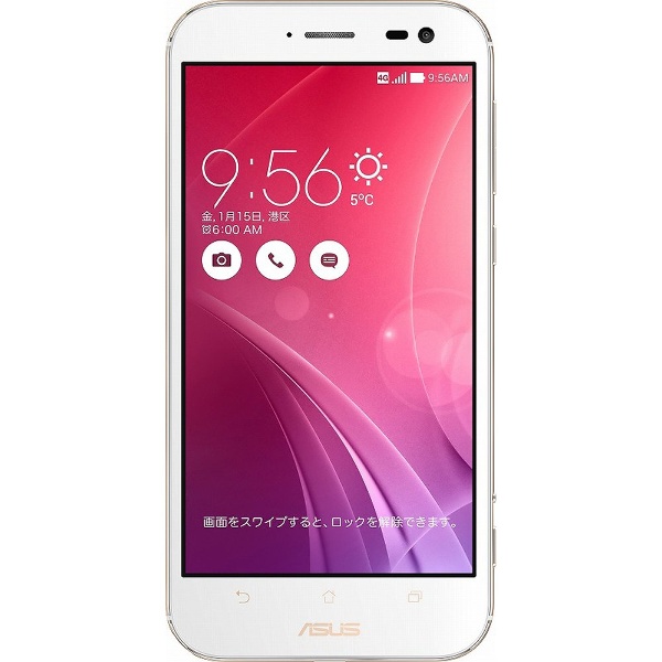 Asus ZenFone Zoom プレミアムレザーホワイト128GB