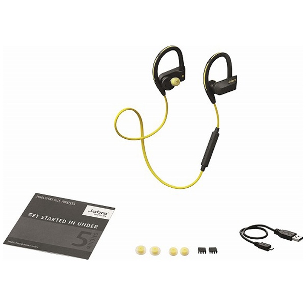 bluetooth イヤホン 耳かけカナル型 イエロー OTE24 [ワイヤレス(左右コード) /Bluetooth対応] JABRA｜ジャブラ 通販  | ビックカメラ.com