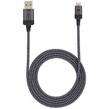 支持iPad/iPad mini/iPhone的Lightning-USB电缆充电、转送(1.2m、黑色)MFi认证SoftBank SELECTION SB-CA41-APTH/BK