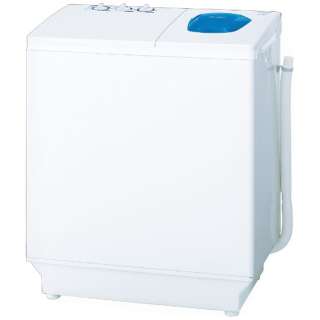 2槽式洗衣机蓝天白PS-65AS2-W[在洗衣6.5kg/烘干机不称职/上开]