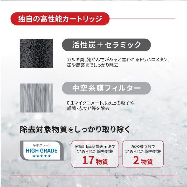 浄水ポット Cleansui(クリンスイ)ポットシリーズ CP405-WT 三菱ケミカルクリンスイ｜MITSUBISHI CHEMICAL 通販 