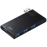 USB-3HSC1 USBハブ［Mac／Win］ ブラック [バスパワー /4ポート /USB 3.2 Gen1対応 ]
