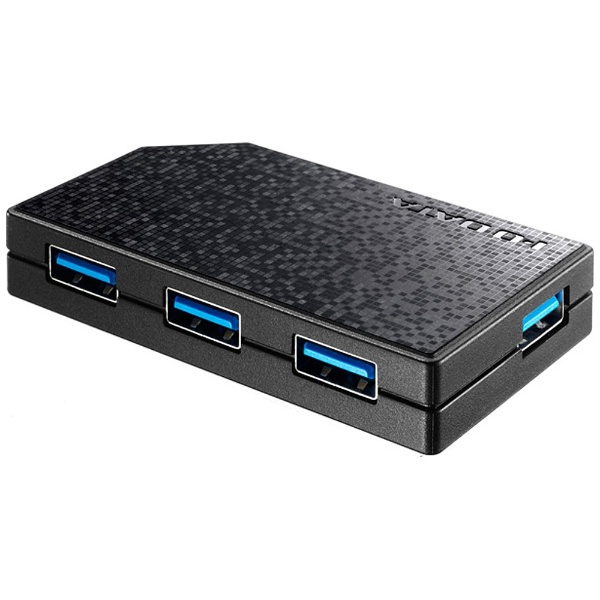 HB30A4AIB USB 3.0ハブ 4ポート オン/オフスイッチ機能付き ブラック