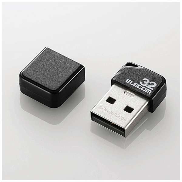 USBメモリ (Chrome/iPadOS/iOS/Mac/Windows11対応) ブラック MF-SU2B32GBK [32GB /USB