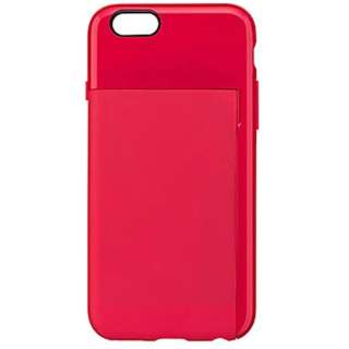供iPhone 6s/6使用的口袋包红SoftBank SELECTION SB-IA12-CBCS/RD