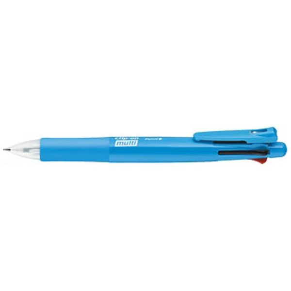 まとめ） ゼブラ 多機能ペン クリップ-オン マルチ （軸色 青） B4SA1