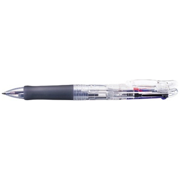 B3A3-C　多色ボールペン　ゼブラ｜ZEBRA　クリップ-オンG　3C　[0.7mm]　透明　通販