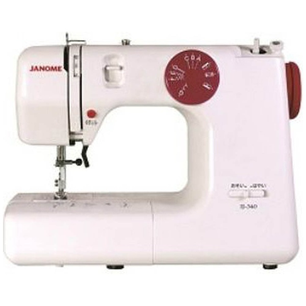 JANOME IJ-340 家庭用電子ミシン 白