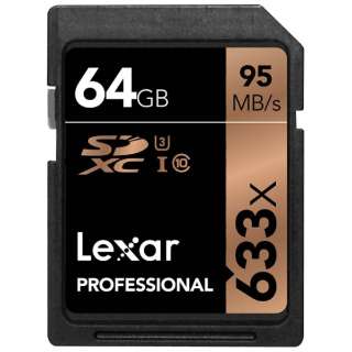 SDXCJ[h Lexar Professional LSD64GCBJPR633 [64GB /Class10]