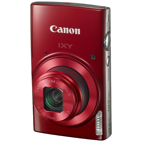 コンパクトデジタルカメラ　IXY（イクシー） 190（レッド）