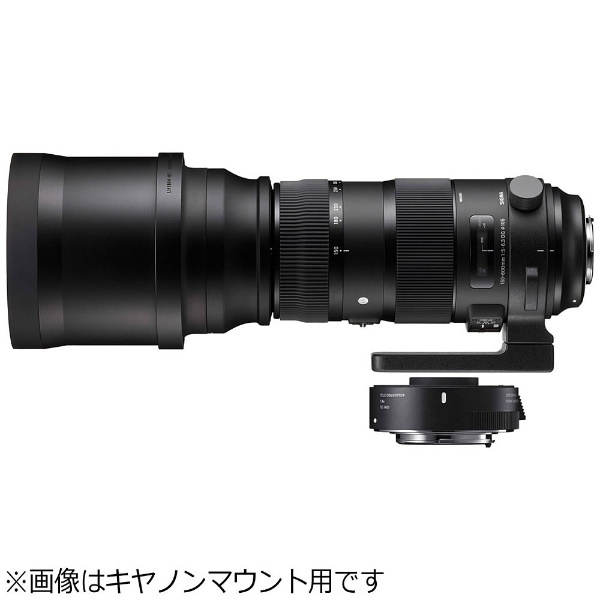 カメラレンズ 150-600mm F5-6.3 DG OS HSM+TELECONVERTER TC-1401キット Sports ブラック  [ニコンF /ズームレンズ]