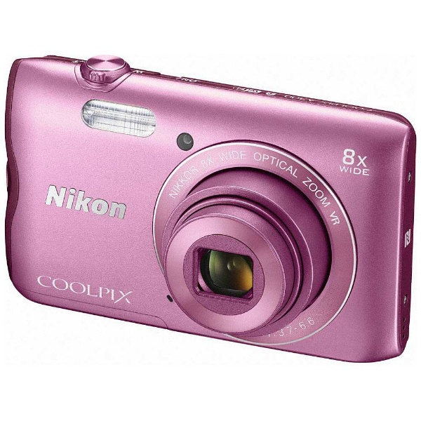 A300 コンパクトデジタルカメラ COOLPIX（クールピクス） ピンク ...