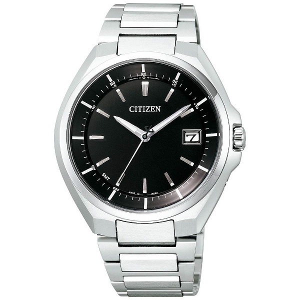 シチズン CITIZEN 腕時計 メンズ CB3010-57E アテッサ ATESSA エコ・ドライブ電波（H128） ブラックxシルバー アナログ表示