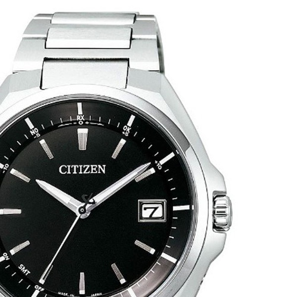 シチズン CITIZEN 腕時計 メンズ CB3010-57E アテッサ ATESSA エコ・ドライブ電波（H128） ブラックxシルバー アナログ表示