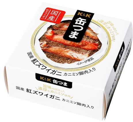 カニミソ脚肉入り　60g【おつまみ・食品】　缶つま　紅ズワイガニ　通販　KK　缶つま